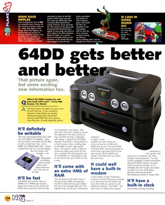 N64 Magazine #003 - Page 14
