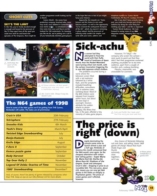 N64 Magazine #012 - Page 15
