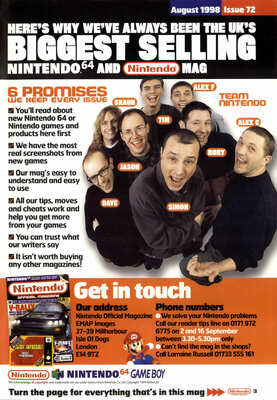 Official Nintendo Magazine UK #072 - Page 3
